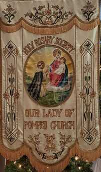 OLP Holy Rosary Society banner